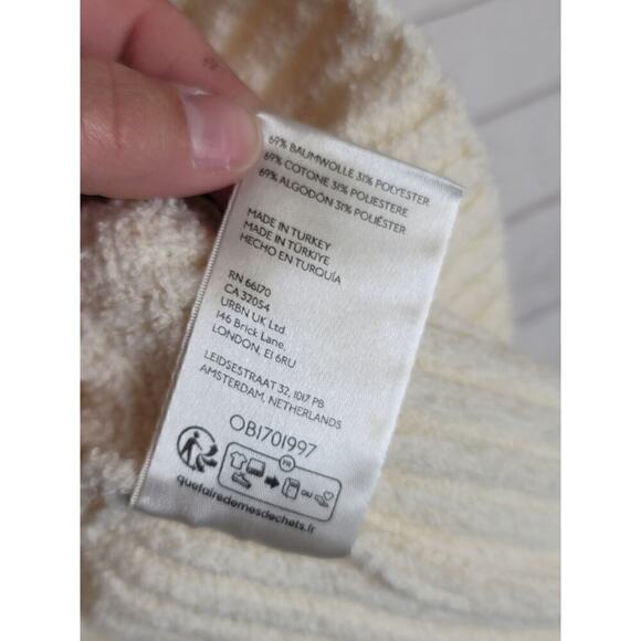 FREE PEOPLE Rowan Sweater Vest in Ivory, sz XL - Picture 11 of 16